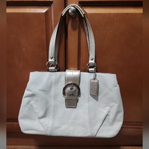 COACH Leather Medium Handbag